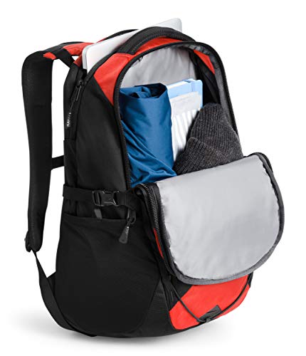 The North Face Borealis Laptop Backpack - Bookbag for Work, School, or Travel, Flare Ripstop/TNF Black, One Size