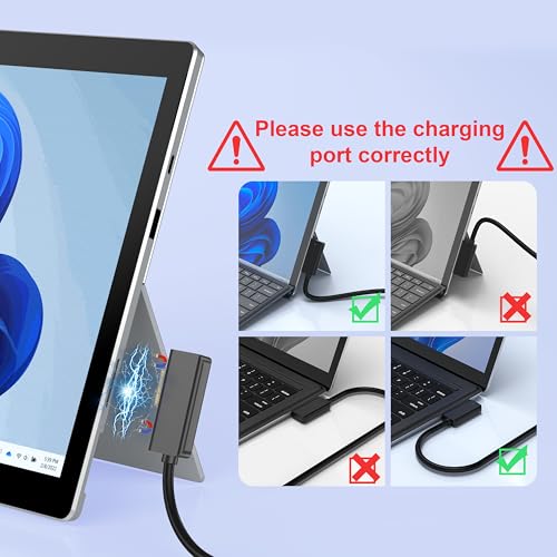 New Microsoft Surface Dock Docking Station,Triple Displays Dual 4K HDMI+VGA +100Mbps RJ45 with 72V Power Plug,12 in 1 Surface Dock for Surface Pro 11/10/9/8/X/7/6/5/4/3,Laptop 7/6/5/4/3/2/1,Book Go - Image 7