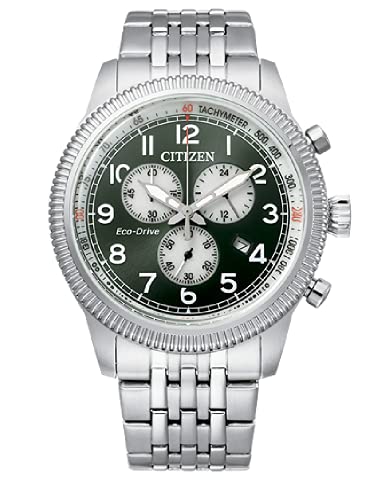 Montre Citizen Analogique AT2460-89X avec chronographe et étanche 100m