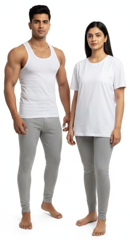 gsxmol Men Melange Winter Pyjama/Trouser/Bottom Warmer Warm & Comfortable Legging Pack 1-picture-30