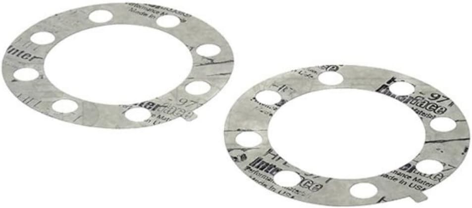 KarParts360 For GMC Sierra 2500 HD/Sierra 3500 HD 2011-2024 Axle Flange Gasket | 2 Pieces | Round-Shaped | Made Of Non-Asbestos Fiber | 8 Bolt Hole | Replacement For 20920620