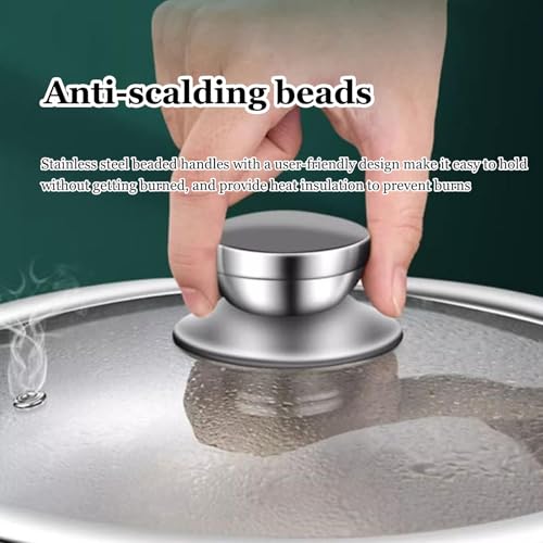 Cuenco para amasar de acero inoxidable con tapa, lavabo duradero para prueba de masa, cocinar y preparar alimentos, perfecto para hornear y preparar comidas