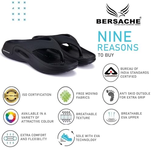 Image of BERSACHE Extra Soft Classic Casual with Regular wear with Soft Technology Wedage for Men's