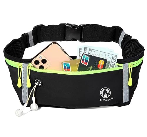 Image of Running Belt for Women Men - Best Comfortable Fanny Pack Waist Pack Bag Pouch Running Phone Holder That Fit All Phone Models and Fit All Waist Sizes for Running, Workouts, Cycling, Traveling