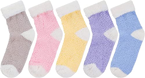 sockfun Super Soft Fluffy Plush Slipper Socks, Fuzzy Socks Cozy Gifts Socks For Women Girls2