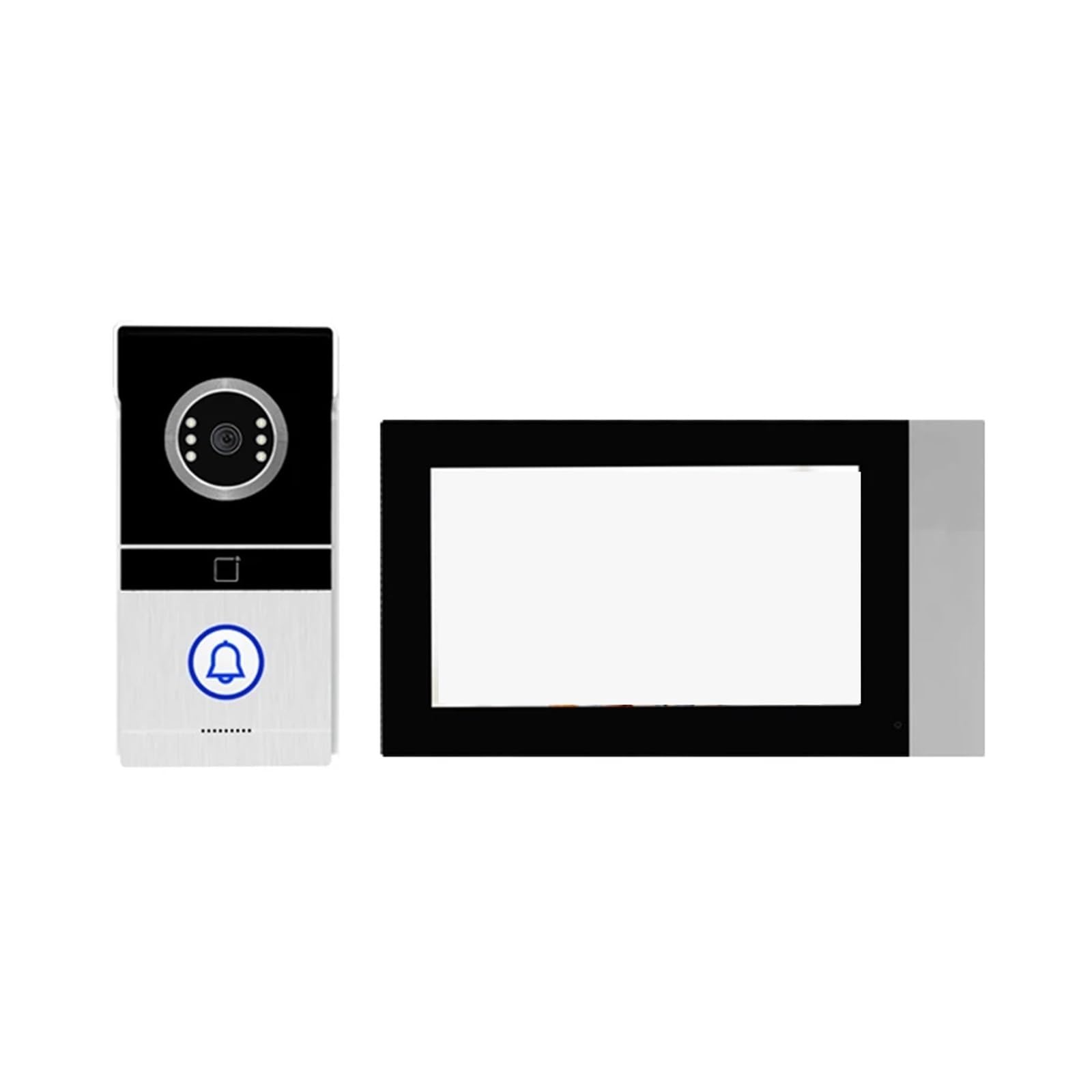 di videocitofono da 7 pollici 1080p con telecamera for visione notturna, supporto for sblocco remoto, integrazione app Smart Home for esterni Grandangolo