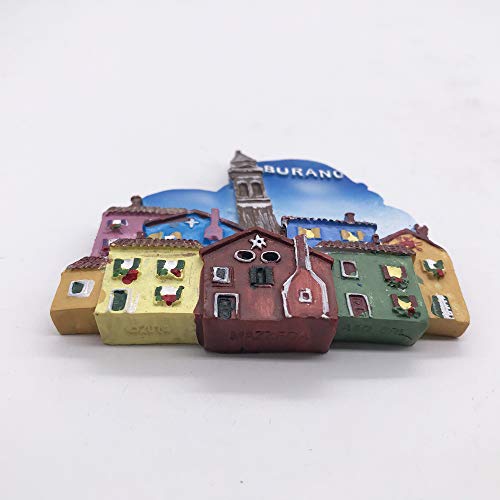 Burano Venezia Italia Magnete del Frigorifero 3D