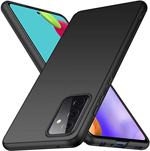 MoreFit Rubber Soft Silicon Candy Shockproof Slim Back Cover Case for Samsung Galaxy A52s 5G - Black (B09FY7QCR6) Amazon Price History, Amazon Price Tracker