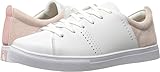 Skechers Women's Moda-Clean Street Fashion Sneaker, White/Pink, 7.5 M US