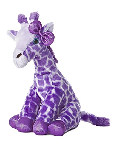 Aurora World Girlz Nation Purple Giraffe Plush, 12