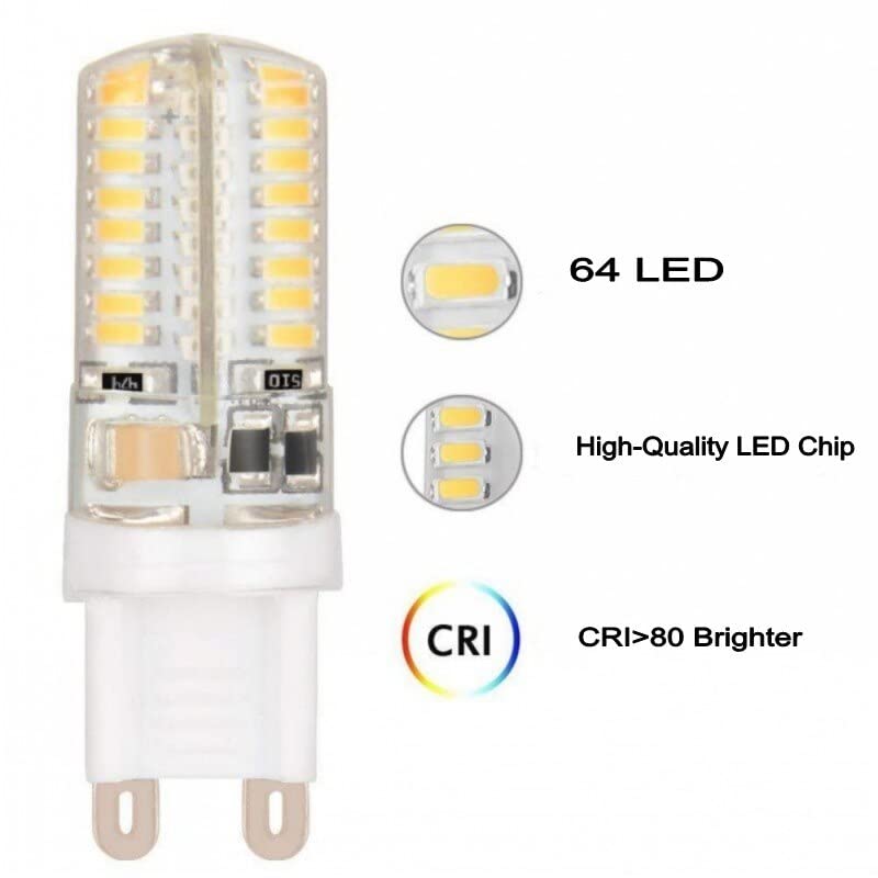 Fengyan Startseite Glühbirnen 10pcs. AC220V-240V G9 LED Lampe 7W 9W 12W. Maisbirne. SMD 2835 3014. LEDs LED Licht 360 Grad Ersetzen Sie die Halogenlampe Haushalt Lampe