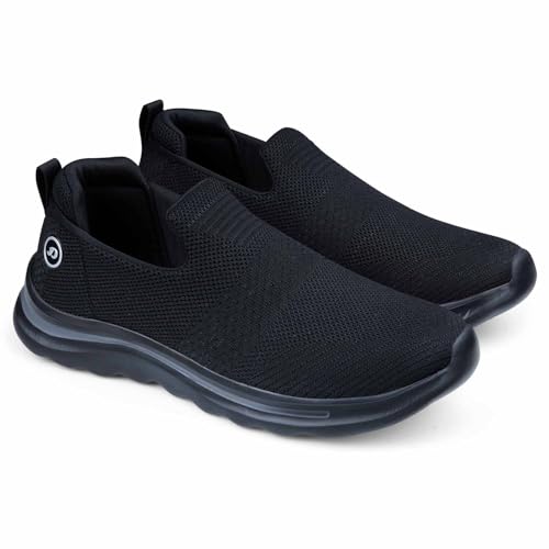 Image of DOCTOR EXTRA SOFT Men's Sports Walking Running Jogging Slip-On Shoes|Lightweight Breathable Sneakers with Cushioned EVA Sole|Shock Absorbing Comfort Fit Easy Wear Athletic Daily Gym Casual Use D-2014