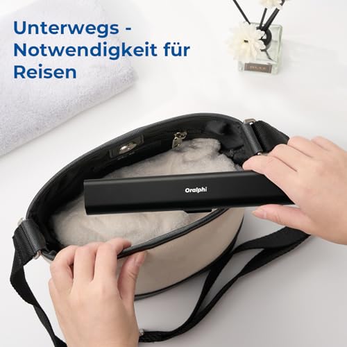 Oralphi Alu-Zahnbürstenetui, Tragbares Reiseetui aus Aluminium für Handzahnbürsten – Leicht, Hygienisch & Langlebig, Ideal für Reisen, Camping, Business & Badezimmer-Schwarz 6