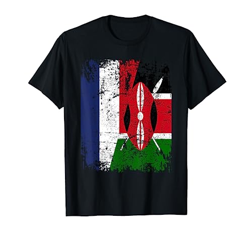 Photo de KENYA FRANCE DRAPEAU DE L'AMITIÉ | KENYA T-Shirt