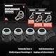 Frankberg 4x Parksensor Vorne Hinten Kompatibel mit C-Klasse W204 C63-C350 C-Klasse W203 C32-C350 C-Klasse T-Model S204 C63-C350 E-Klasse W211 E55-E500 Replace# A2215420417
