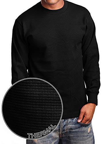 NE PEOPLE Mens Basic Lightweight Long Sleeve Round Neck Slim Fit/Regular Fit Thermal Shirts Tops (S-5XL)2