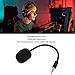 Mikrofon-Ersatz für Razer Barracuda X Game Headset, 3,5-mm-Mikrofon mit Geräuschunterdrückung, Abnehmbares Gaming-Boom-Mikrofon mit Schaumstoff