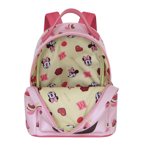 Sac à dos Minnie Mouse petit format rose pour fillette