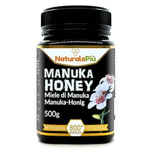 Manuka Honing 800+ MGO 500 gram. Geproduceerd in Nieuw-Zeeland, actief en rauw, zuiver en natuurlijk. Getest op…