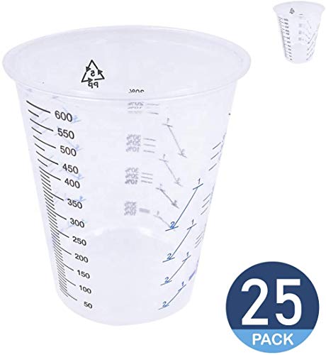 Vasos para mezclar epoxy y resina 600 ml pack 25 miniatura 2