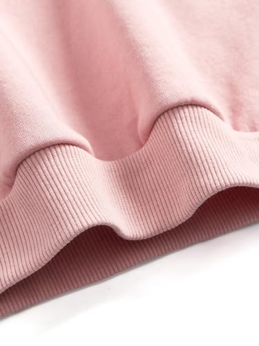 SHENHE Girl's Heart Print Sweatshirt Sequin Long Sleeve Crew Neck Cute Pullover Top3