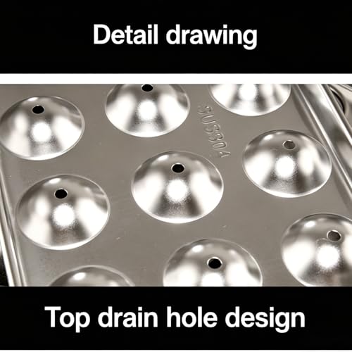 Molde profesional para bolas de hielo acero inoxidable miniatura 7