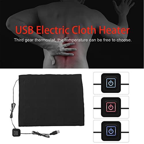 Calentador de tela eléctrico USB para cuello y espalda miniatura 2