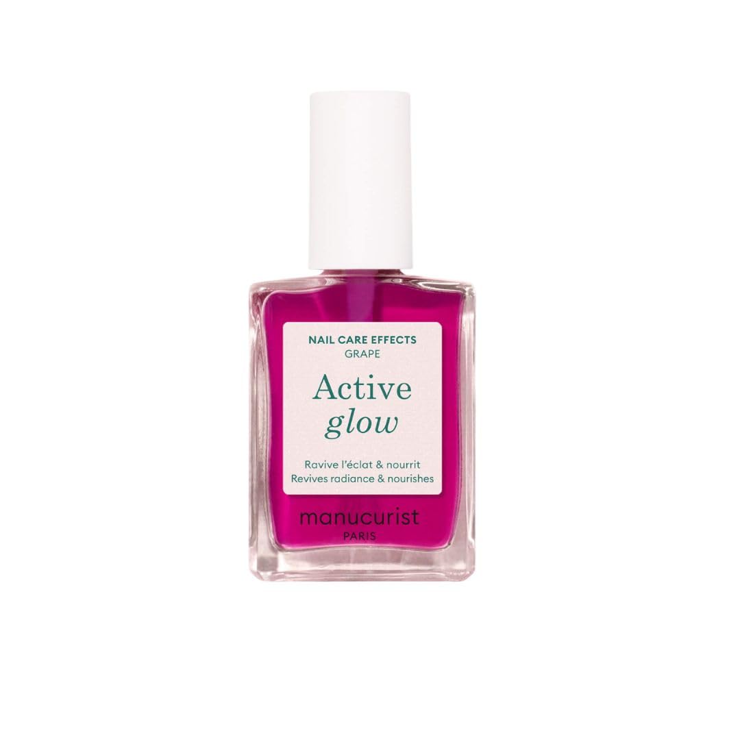 Manucurist Active Glow Grape Lilas Vernis à Ongles Soin Nourissant