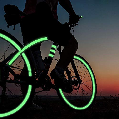 Reastar Fluoreszierendes Klebeband 5 m x 20 mm, Leuchtband, Markierungsband, Phosphorband, leuchtendes wasserdichtes Leuchtband, Warnband, Bühnenbedarf