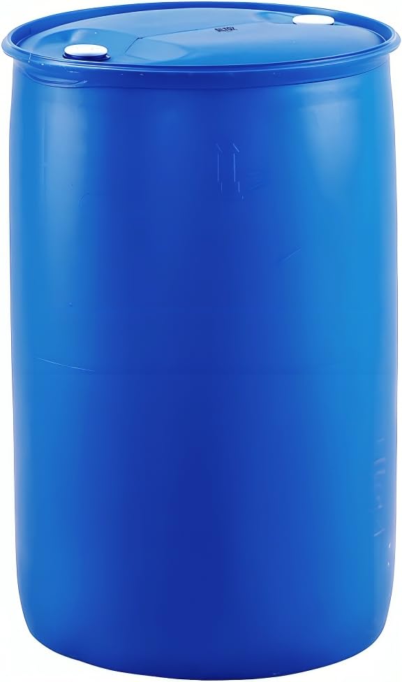 Thrill 210 Liter HDPE Plastic Drum Heavy-Duty Blue Barrel for Water Chemicals & Liquid Storage | Leak-Proof Reusable & Durable Industrial Container (Refurbished)