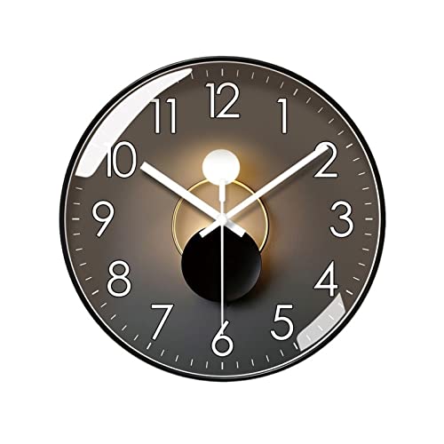 Horloge murale circulaire moderne en design de luxe grand format pour salon chic