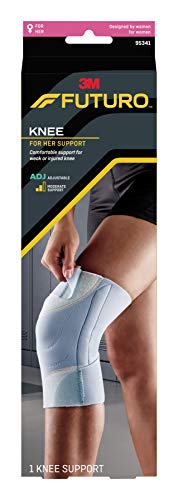 Futuro For Her Slim Silhouette Knee Support, Moderate Stabilizing Support, Adjust to Fit
