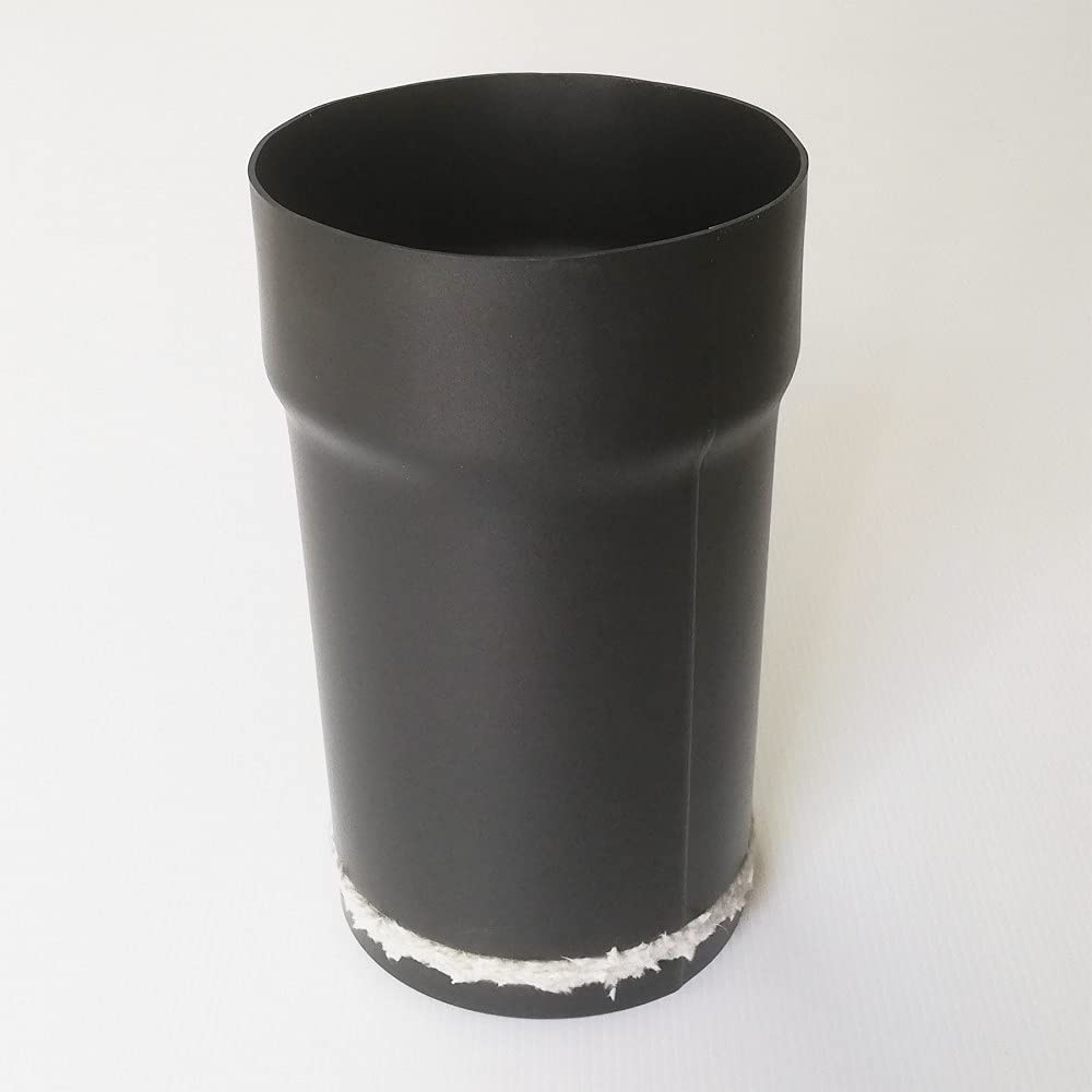 Aflex raccordo per stufa a legna - camino manicotto tronchetto MF telescopico (150mm)