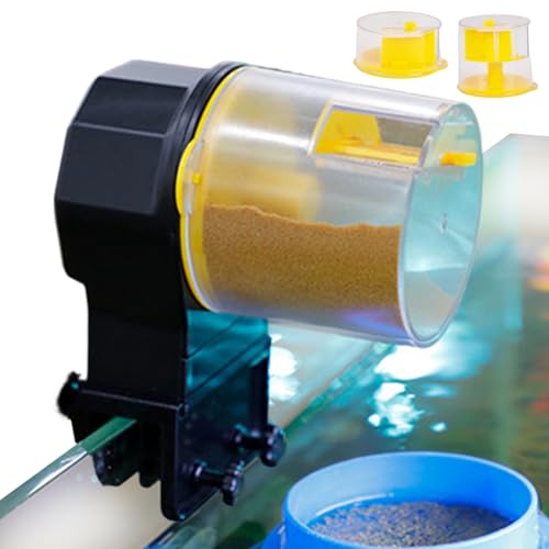 Dispensador de peces automático que evita el agua sucia y alimenta en tus ausencias 2