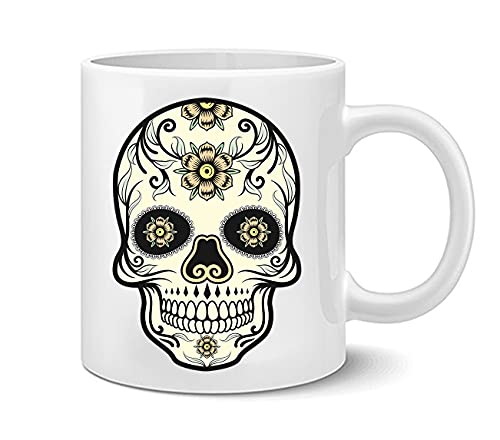 Taza Calavera Mexicana - Regalo Original - Día de los muertos - Catrina - Paranoia Records Cover