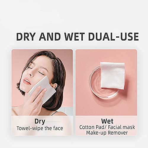 200Pcs-Disposable-Face-Towel-Soft-Dry-Wipe-Lint-Free-Dry-Wet-Use-for-Sensitive-Skin-Cotton-Facial-Tissue-Makeup-Removing-Surface-Cleaning-88-Inches