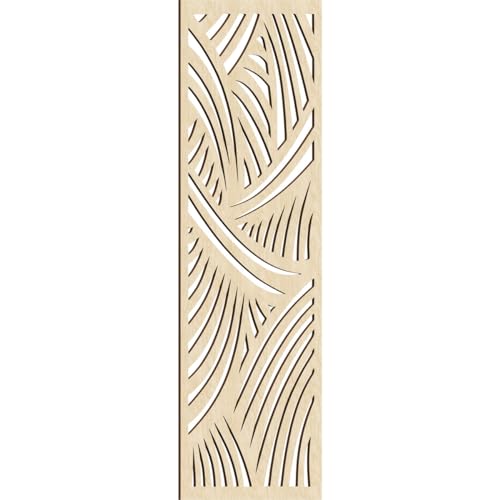 Image of 29 3 /8 inchW x 74 3 /8 inchH x 3 /8 inchT Chester Decorative Fretwork Wood Wall Panels, Birch