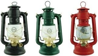 Hurricane Lantern 10-inch (Uses Lamp Oil or Kerosene) (1-pc Random Color)
