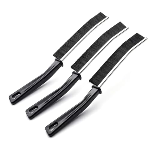 3 Stück Hartborsten Eckenreinigungsbürste, Fugenbürste, Spaltreinigungsbürste, Fugenreinigungsbürste, Fugenbürste Bad, Reinigungsbürste für Fliesenböden Küche Badezimmer