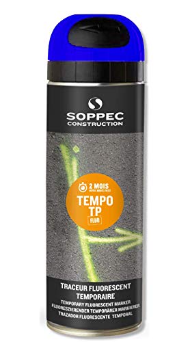 TRACEUR DE CHANTIER SOPPEC BLEU FLUO TEMPORAIRE 2-8 SEMAINES - 141619 Cover