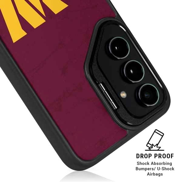 Skinit Kickstand Phone Case Compatible with Galaxy S24 Plus - Officially Licensed NFL Washington Commanders Distressed Design