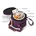 TOPFUND 6-12 inch 432Hz Set of 7 Crystal Singing Bowls and Heavy Duty Carrying Case and Suede Striker and O-ring Included