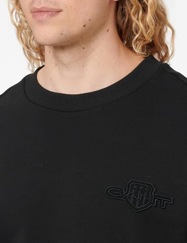 GANT REG Tonal Shield C-Neck Sweat 2