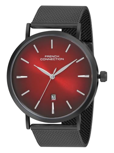 French Connection Analog Marron Dial Mens Watch-FCN086BM (B0D78MX9C7) Amazon Price History, Amazon Price Tracker