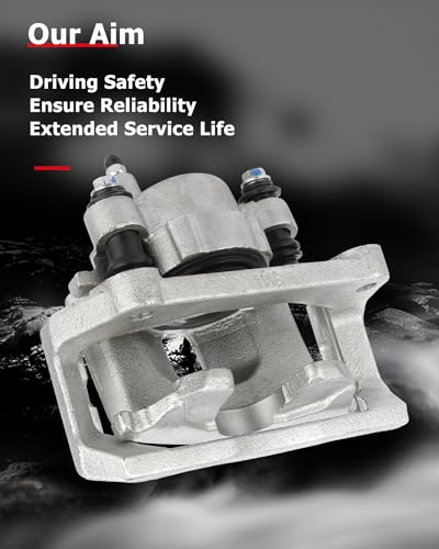 Image of cciyu 18-B4836 Rear Right Brake Caliper With Bracket For Chrysler For Aspen 2007-2009,For Dodge For Durango 2004-2009,For Dodge For Ram 1500 2002-2010,For Ram For 1500 2011-2018