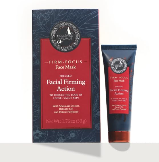 Firm-Focus Face Mask - Firms Smooths Hydrates Loose Saggy Aging Skin - Focused Facial Firming Action with Shatavari Bakuchi and Polylipids -With Clinically Tested Ingredients 1.76 oz