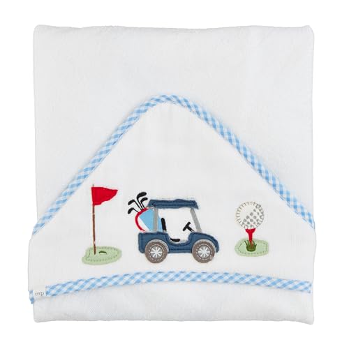 Image of Mud Pie Kids Golf Hooded Towel; 30 inch X 30 inch