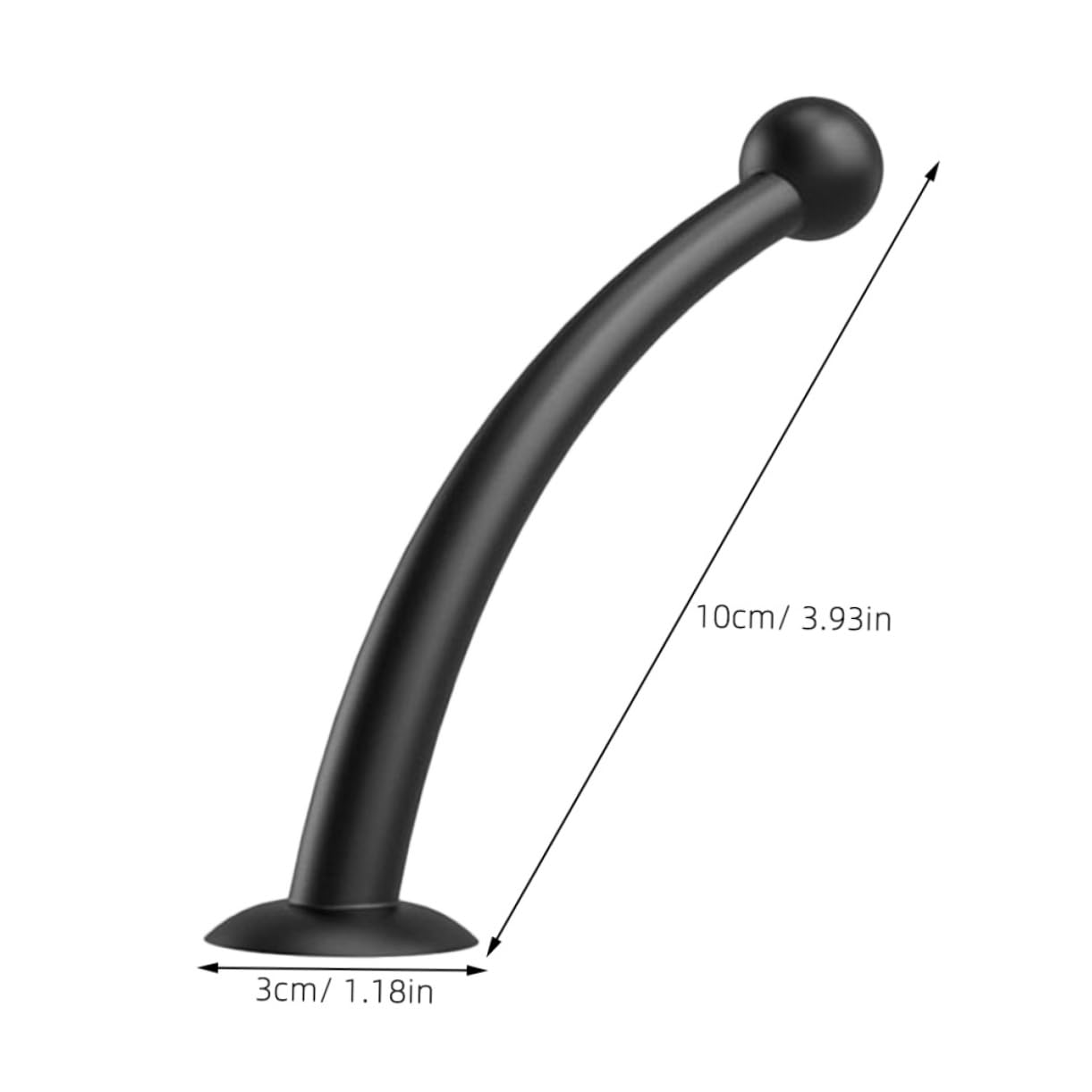 MUELODSIC 1pair Flexible Silicone Cup Tentacles for Helmets Black Decorative Antennae Accessories Easy to Install Material