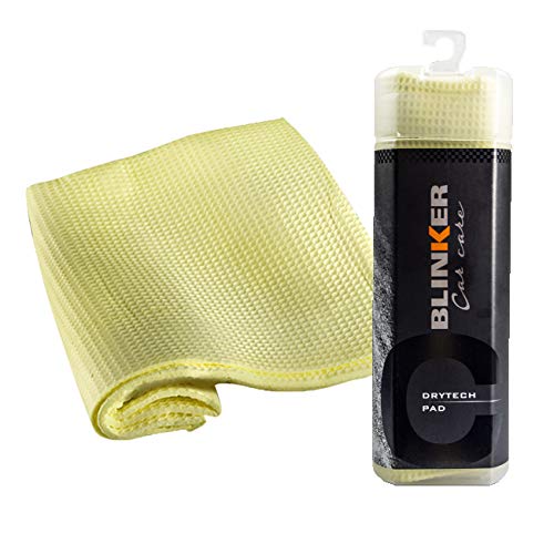 Blinker Paño de Secado Profesional para Coche | Microfibra Revestida de PVA | Ultra Absorbente y Suave | Sin Rayar | 43 x 32 cm