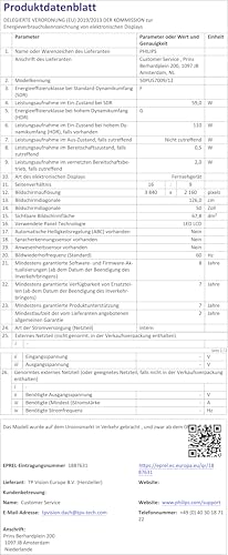 Philips 50 Inch 50PUS7009 Smart 4K UHD HDR LED Freeview TV - Image 4